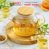  Wilmax England 888825/A - Bình Trà Thủy Tinh Wilmax Thermo Tea Pot 1500ml | Thủy Tinh Cao Cấp Chịu Nhiệt 