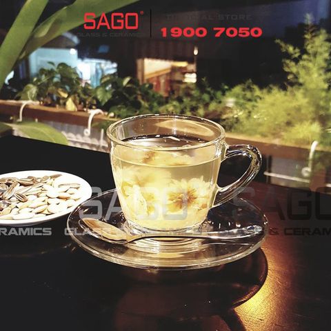  Union 392/325 - Bộ Tách Thủy Tinh Union Kenya Cup Coffee Glass 247ml | Thủy Tinh Cao Cấp Nhập Khẩu Thái Lan 