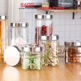  DELI HMFG60-2100 - Hũ Thủy Tinh Delisoga Glass Sealed Jar 2100ml , Nắp Inox 304 | Thủy Tinh Cao Cấp 