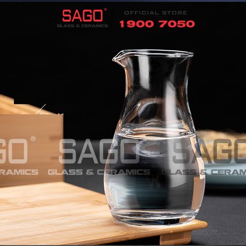  Deli FJQ07-1 - Bình Rót Thủy Tinh Deli 300ml | Thủy Tinh Cao Cấp 