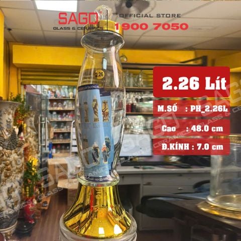  PH 2.26 - Bình Sâm Hỏa Tiển Phú Hòa 2.26 Lít | Bình Sâm Cao Cấp Việt Nam 