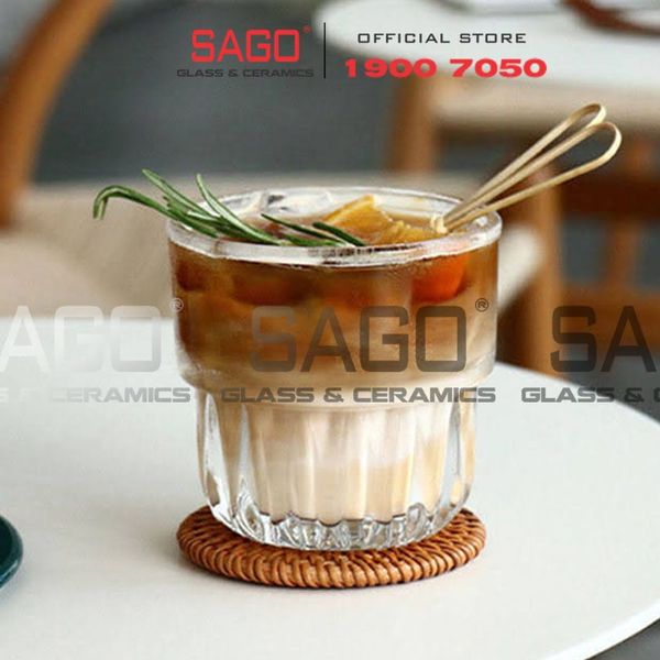  HONGLI 1508 - Ly Thủy Tinh Hongli Everest Rock 248ml | Thủy Tinh Cao Cấp 