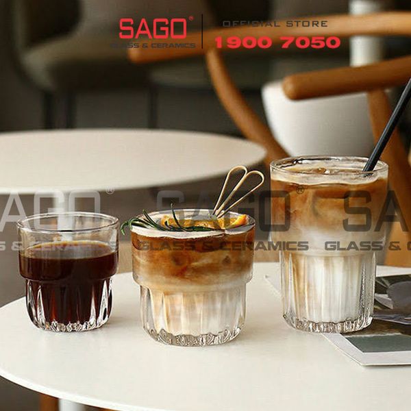  HONGLI 1505 - Ly Thủy Tinh Hongli Everest Rock 160ml | Thủy Tinh Cao Cấp 