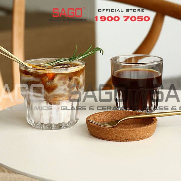 HONGLI 1508 - Ly Thủy Tinh Hongli Everest Rock 248ml | Thủy Tinh Cao Cấp 