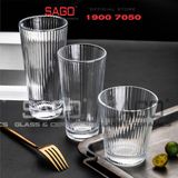  King Dealay H018 -  Ly Thủy Tinh King Dealay studio Tumber Glass 380ml | Thủy tinh Cao Cấp 