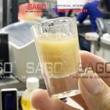  DELI Y5593 - Ly Thủy Tinh Deli Stripes Shot Glass 18ml | Thủy Tinh Cao Cấp 