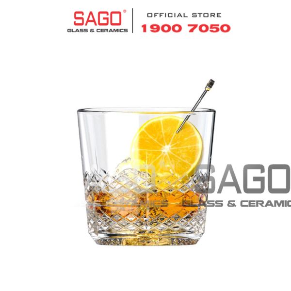  Ocean P04263 - Ly Thủy Tinh Ocean Matter Fresh Double Rock Glass 355ml | Nhập Khẩu Thái Lan 