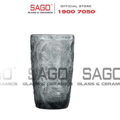  DELI DSKB164-2H - Ly Thủy Tinh Deli Summer Forest Grey Hight Ball Glass 380ml | Thủy Tinh Cao Cấp 