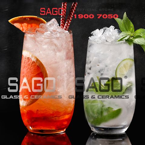  IDELITA SJ004 -520 - Ly thủy tinh Pha Lê DELITA Ivory Long Drink Crystal glasses 520ml | Thủy Tinh Pha Lê Cao cấp 