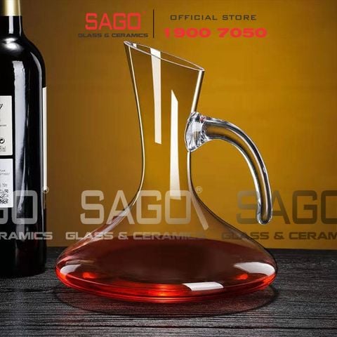  King Dealay JX9007 - Bình Rót Rượu Thủy Tinh King Dealay Decanter 1200ml | Thủy tinh Cao Cấp 