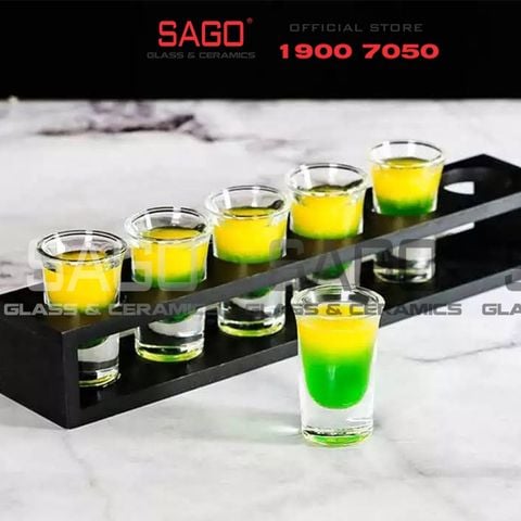  King Dealay JX5021 - Ly Thủy Tinh King Dealay Shot 15ml | Thủy tinh Cao Cấp 