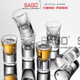  King Dealay JX5021 - Ly Thủy Tinh King Dealay Shot 15ml | Thủy tinh Cao Cấp 