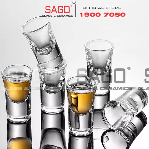  King Dealay JX5021 - Ly Thủy Tinh King Dealay Shot 15ml | Thủy tinh Cao Cấp 