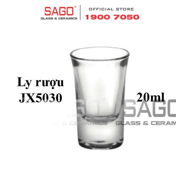  King Dealay JX5030 - Ly Thủy Tinh King Dealay Solo Shot glass 20ml | Thủy tinh Cao Cấp 