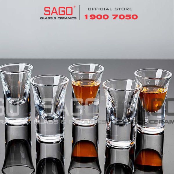  King Dealay JX5030 - Ly Thủy Tinh King Dealay Solo Shot glass 20ml | Thủy tinh Cao Cấp 