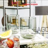  Pasabahce 420112 - Ly Thủy Tinh Pasabahce Iconic Grey SodaLime Rock 280ml | Nhập Khẩu Thổ Nhĩ Kỳ 