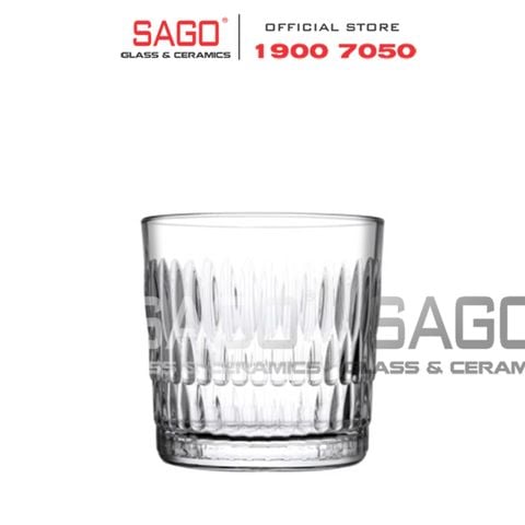  Pasabahce 1204322 - Ly Thủy Tinh Pasabahce Novalties Rain whiskey Glass 300ml | Nhập Khẩu Thổ Nhĩ Kỳ 