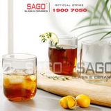  Pasabahce 420112 - Ly Thủy Tinh Pasabahce Iconic Grey SodaLime Rock 280ml | Nhập Khẩu Thổ Nhĩ Kỳ 