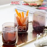  Pasabahce 420112 - Ly Thủy Tinh Pasabahce Iconic Grey SodaLime Rock 280ml | Nhập Khẩu Thổ Nhĩ Kỳ 
