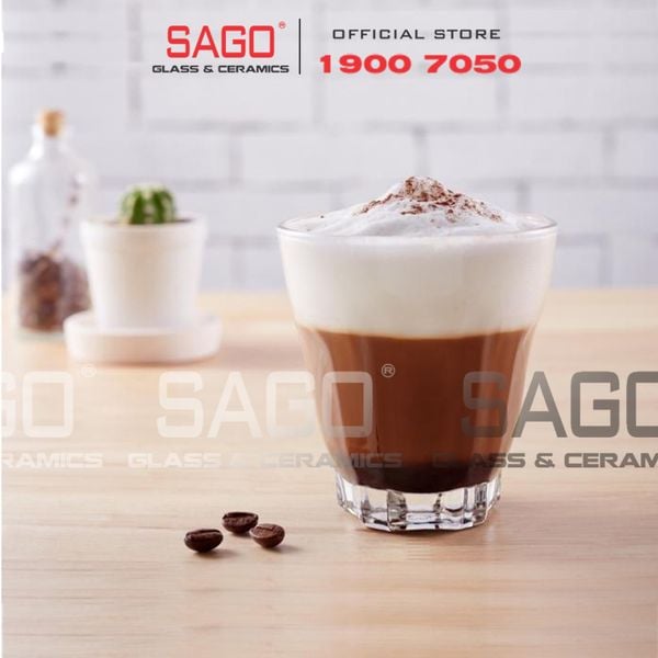  LG-100506(05) - Ly Thủy Tinh Lucky Vintage Rock 170ml | Nhập Khẩu Thái Lan 