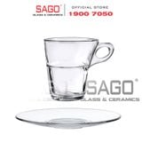  DURALEX D4026A - Tách Thủy Tinh Cường Lực Duralex Caprice Espresso Mug Glass 90ml | Nhập Khẩu Pháp 