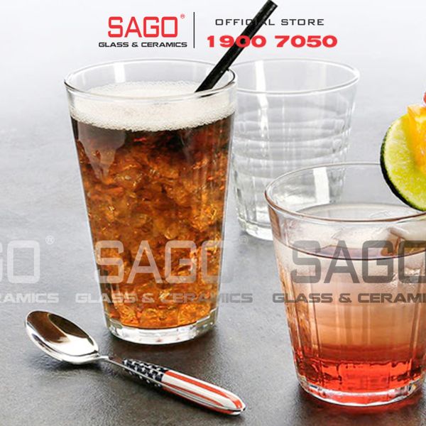  DURALEX D1062A - Ly Thủy Tinh Cường Lực Duralex Prisme Long Drink Glass 500ml | Nhập Khẩu Pháp 