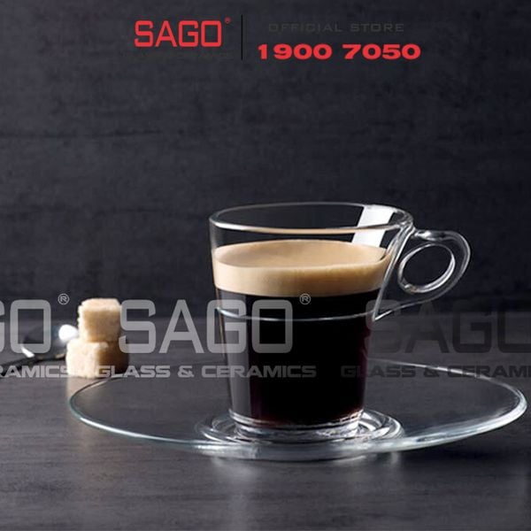 DURALEX D4026A - Tách Thủy Tinh Cường Lực Duralex Caprice Espresso Mug Glass 90ml | Nhập Khẩu Pháp 