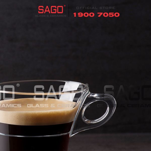  DURALEX D4026A/D4028A - Bộ Tách Thủy Tinh Cường Lực Duralex Caprice Espresso Mug Glass 90ml | Nhập Khẩu Pháp 