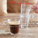  DURALEX D4026A/D4028A - Bộ Tách Thủy Tinh Cường Lực Duralex Caprice Espresso Mug Glass 90ml | Nhập Khẩu Pháp 