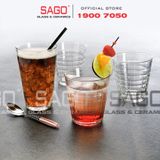  DURALEX D1034A - Ly Thủy Tinh Cường Lực Duralex Prisme Hight Ball Glass 330ml | Nhập Khẩu Pháp 
