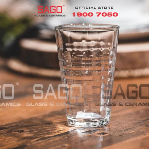  DURALEX D1034A - Ly Thủy Tinh Cường Lực Duralex Prisme Hight Ball Glass 330ml | Nhập Khẩu Pháp 