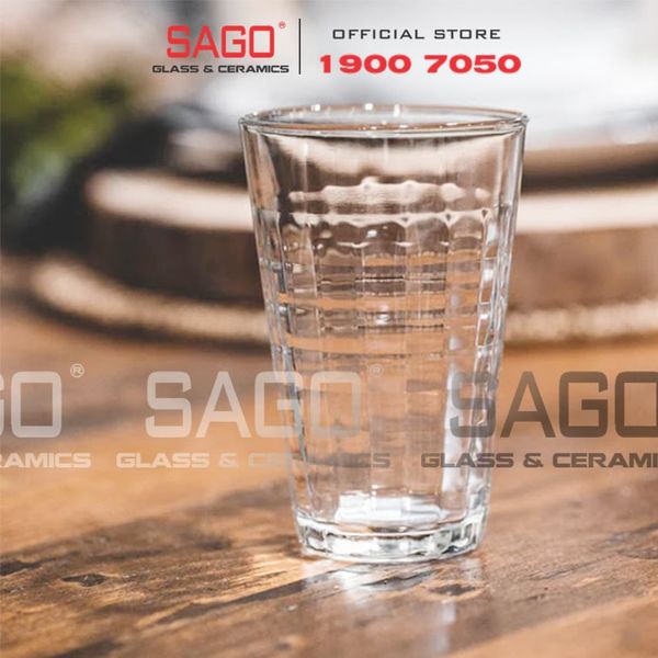  DURALEX D1062A - Ly Thủy Tinh Cường Lực Duralex Prisme Long Drink Glass 500ml | Nhập Khẩu Pháp 