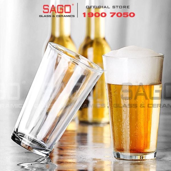  INS 15016 - Ly Thủy Tinh INS Stacking Mixing Glass 480ml | Thủy Tinh Cao Cấp 