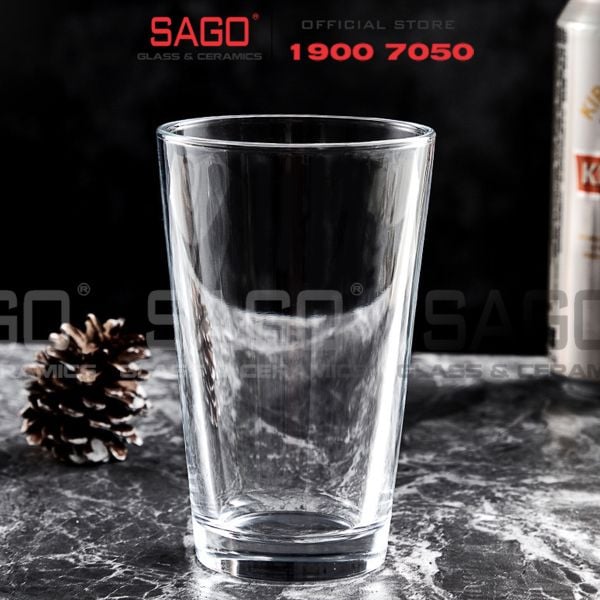  INS 15016 - Ly Thủy Tinh INS Stacking Mixing Glass 480ml | Thủy Tinh Cao Cấp 