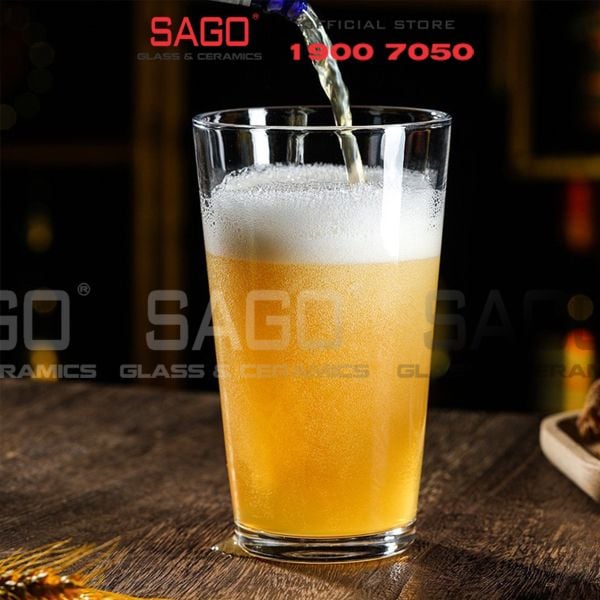  INS 15016 - Ly Thủy Tinh INS Stacking Mixing Glass 480ml | Thủy Tinh Cao Cấp 
