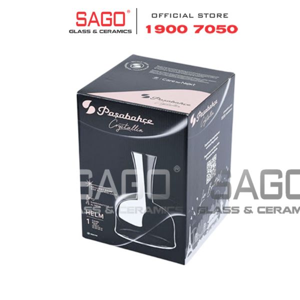  Pasabahce 1205104 - Bình Thủy Tinh pha lê Pasabahce Crystallin Helm carafe Glass 1500ml | Nhập Khẩu Thổ Nhĩ Kỳ 