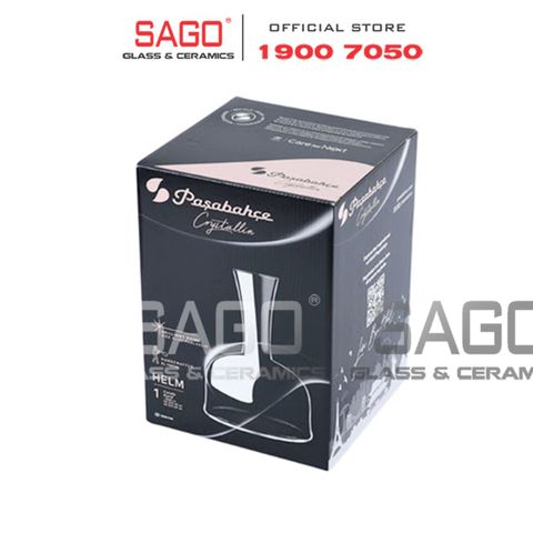  Pasabahce 1205104 - Bình Thủy Tinh pha lê Pasabahce Crystallin Helm carafe Glass 1500ml | Nhập Khẩu Thổ Nhĩ Kỳ 