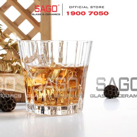  Pasabahce 1205181 - Ly Thủy Tinh pha lê Pasabahce Crystallin Sword Whiskey Glass 350ml | Nhập Khẩu Thổ Nhĩ Kỳ 