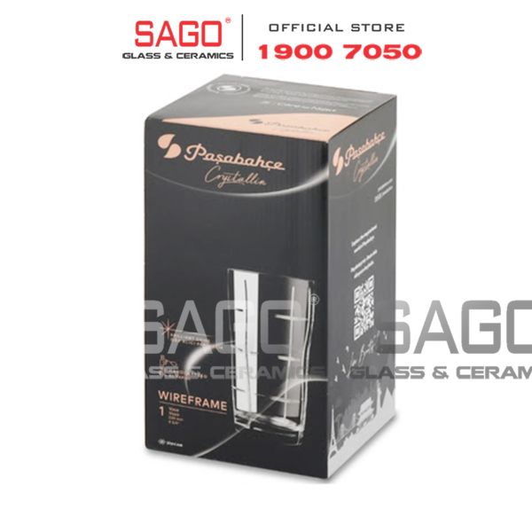  Pasabahce 1019624 - Bình Hoa Pha Lê Pasabahce Crystallin Wireframe Vase 165x280mm | Nhập Khẩu Thổ Nhĩ Kỳ 