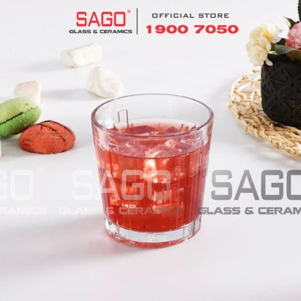  Pasabahce 1204318 - Ly Thủy Tinh Pasabahce Novalties Scala whiskey Glass 300ml | Nhập Khẩu Thổ Nhĩ Kỳ 