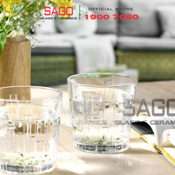  Pasabahce 1204318 - Ly Thủy Tinh Pasabahce Novalties Scala whiskey Glass 300ml | Nhập Khẩu Thổ Nhĩ Kỳ 