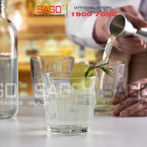  Pasabahce 1204318 - Ly Thủy Tinh Pasabahce Novalties Scala whiskey Glass 300ml | Nhập Khẩu Thổ Nhĩ Kỳ 