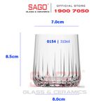  Pasabahce 420154 -  Ly Thủy Tinh Pasabahce Nova Badak 310ml | Nhập Khẩu Thổ Nhĩ Kỳ 