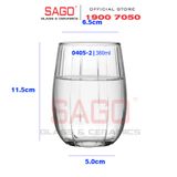  Pasabahce 420405 - Ly Thủy Tinh Pasabahce Linka Glass 380ml | Nhập Khẩu Thổ Nhĩ Kỳ 