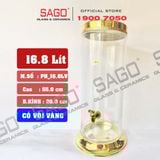  PH 16.8 - Binh Sâm Trụ Phú Hòa 16.8 Lít | Bình Sâm Cao Cấp Việt Nam 