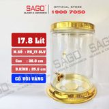 PH 17.8 - Binh Sâm Trụ Phú Hòa 17.8 Lít | Bình Sâm Cao Cấp Việt Nam 