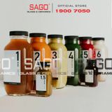  Chai Vuông Bát Giát Nắp Nhựa Đen | Tùy Chọn Dung Tích 