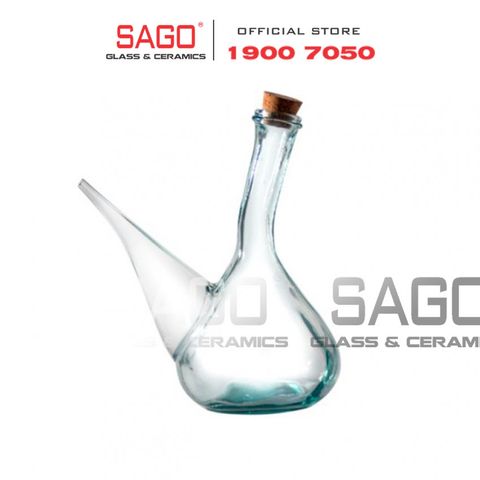  VSM V4225.1 - Bình Thủy Tinh Tái Chế Vidrios San Miguel PORRON MAQUINA 1L. T/CORCHO | Nhập Khẩu Tây Ban Nha 