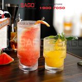  Deli TY7510-1 - Ly Thủy Tinh Deli Stripes Empilable Rock Glass 180ml | Thủy Tinh Cao Cấp 