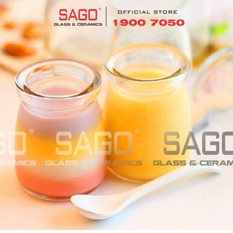  Hũ Thủy Tinh Pudding Lùn 100ml Nắp Nhựa | Thủy Tinh Cao Cấp 